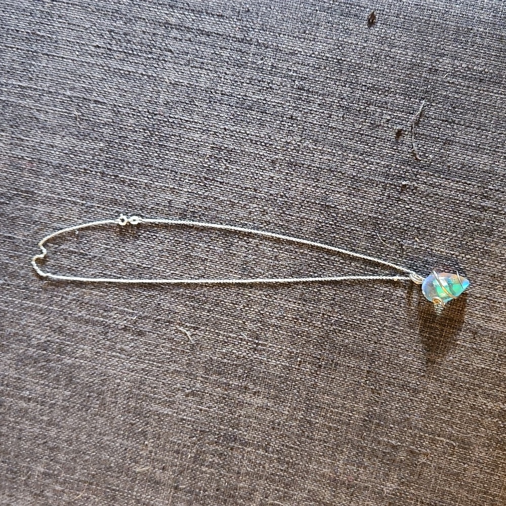 Sterling Silver Moonstone Necklace